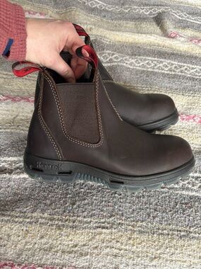 Redback Great Barrier Puma Brown Leather Soft Toe Boots M 7.5 W9 UK 6.5